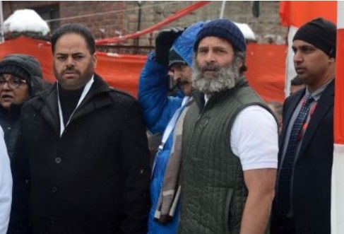 In Srinagar Rahul narrates why he did not wear a sweater